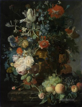 Klassisches Stillleben Werke - Stillleben mit Blumen und Früchten 4 Jan van Huysum